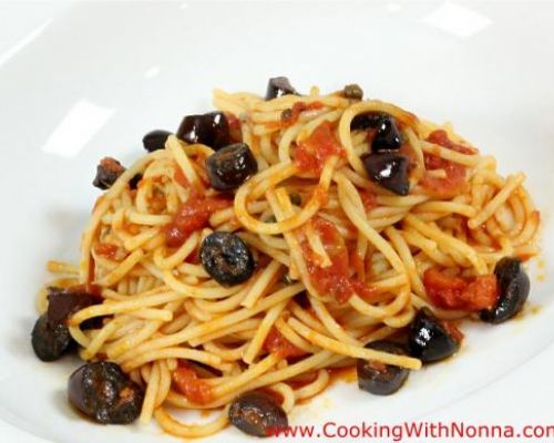 Spaghetti alla Puttanesca Napoletani